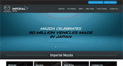 Desktop Screenshot of imperialmazda.co.za
